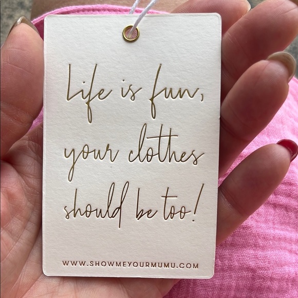 New Show Me Your MuMu pink Tank Top - Picture 4 of 11